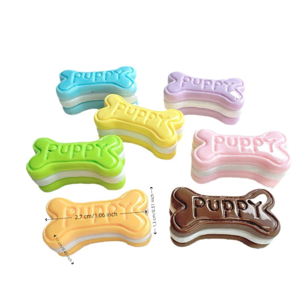 14pcs Puppy Mini Resin Charms