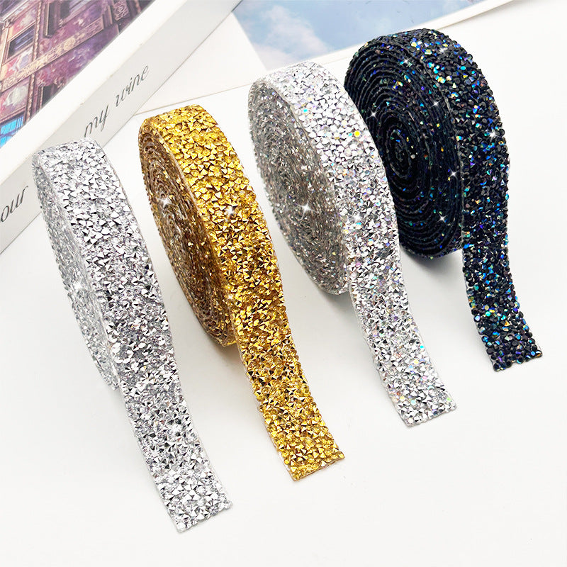 1pcs 2.7m Gliter Diamond Sticker Tape