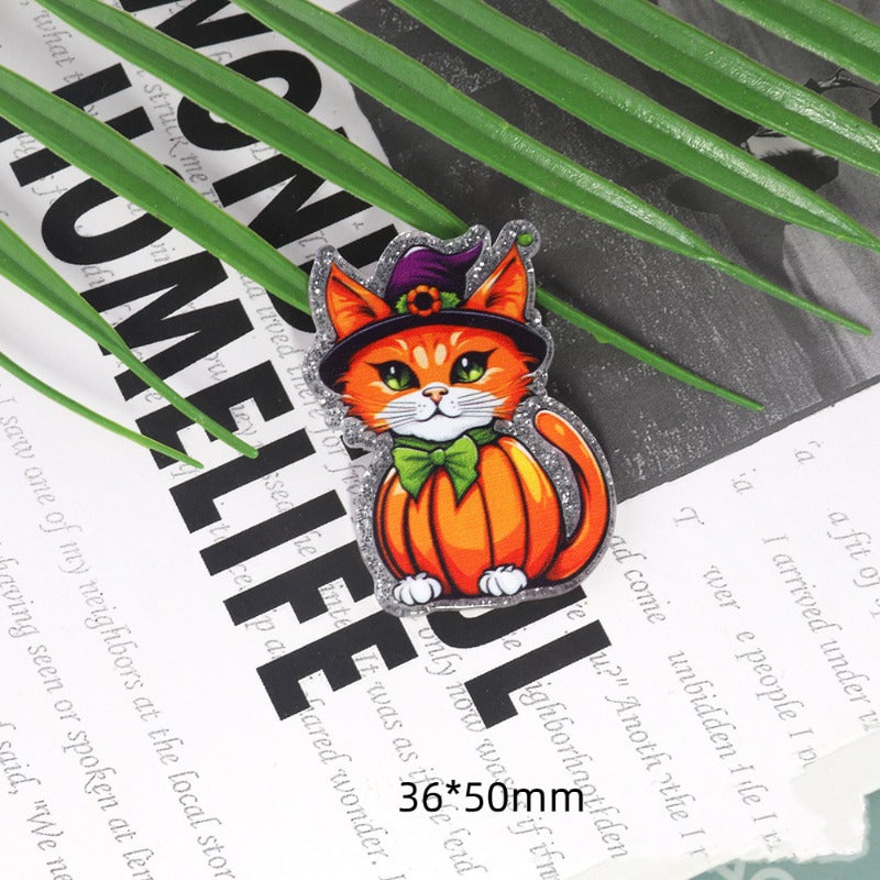 5pcs Cute Animal Gliter Acrylic