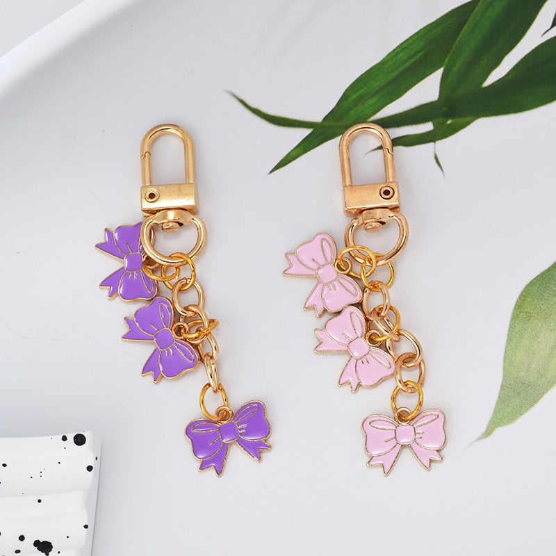 1pcs Metal Bow Phone Cup Chain