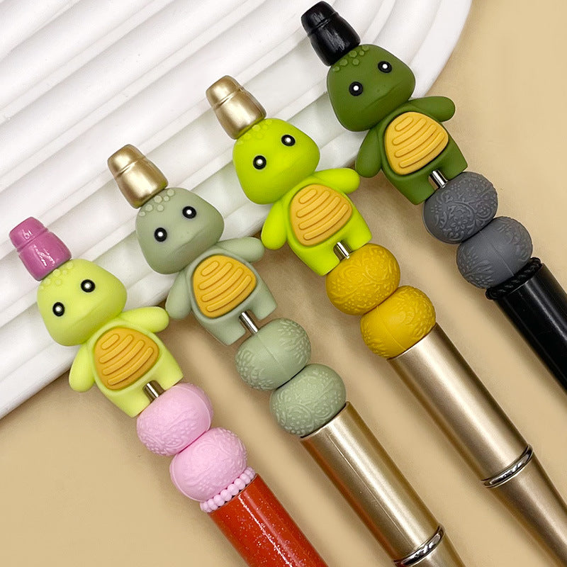 5pcs Turtle Silicone Beads For Beadable Pen