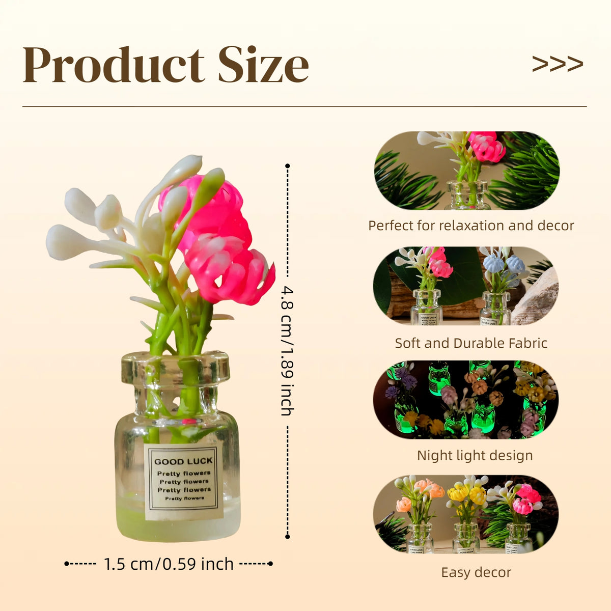 🌟 10PCS Enchanted Glow Mini Bottles 🌟