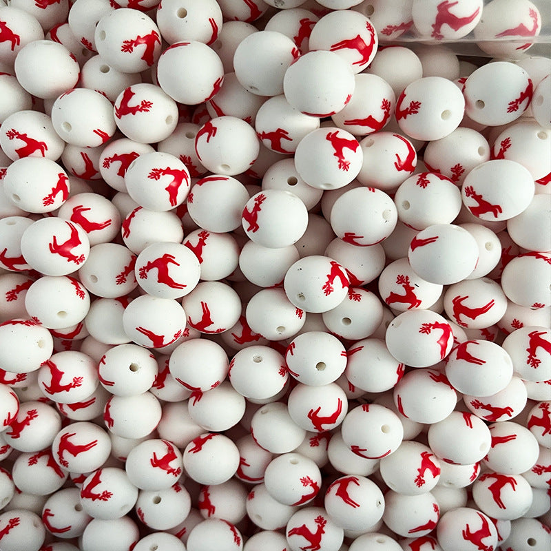 Christmas Silicone Beads