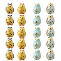 20PCS Mini Resin Owl Moss Decor