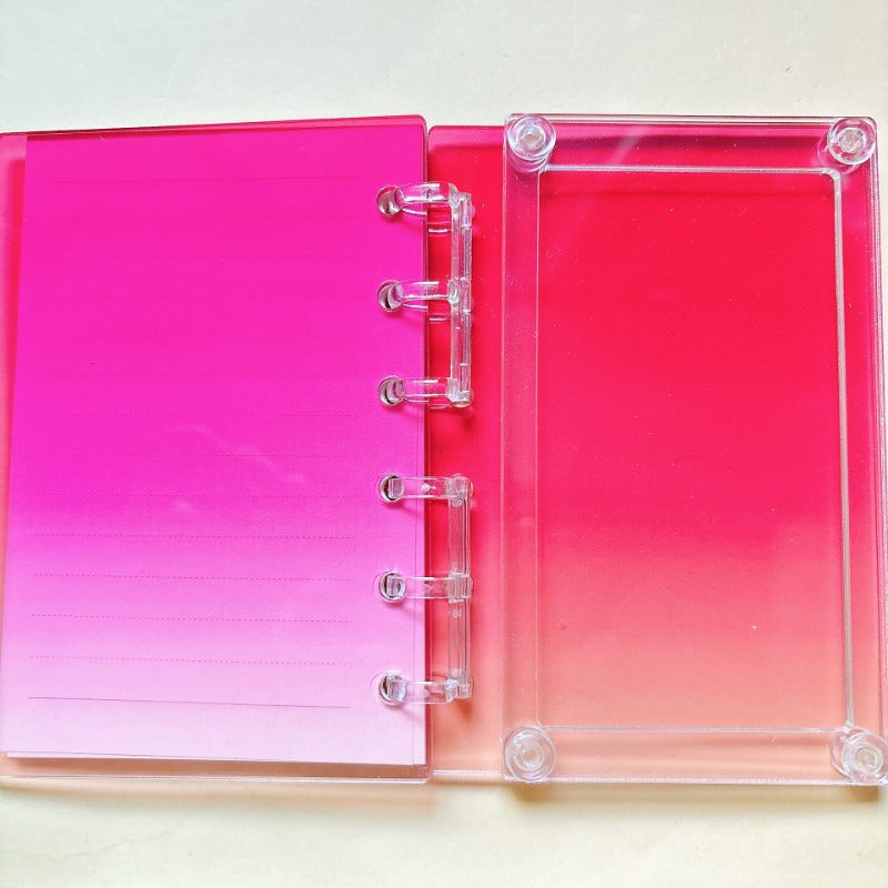 Colorful Acrylic Shaker Notebook