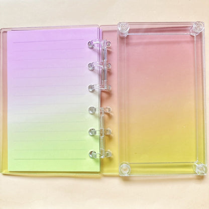 Colorful Acrylic Shaker Notebook