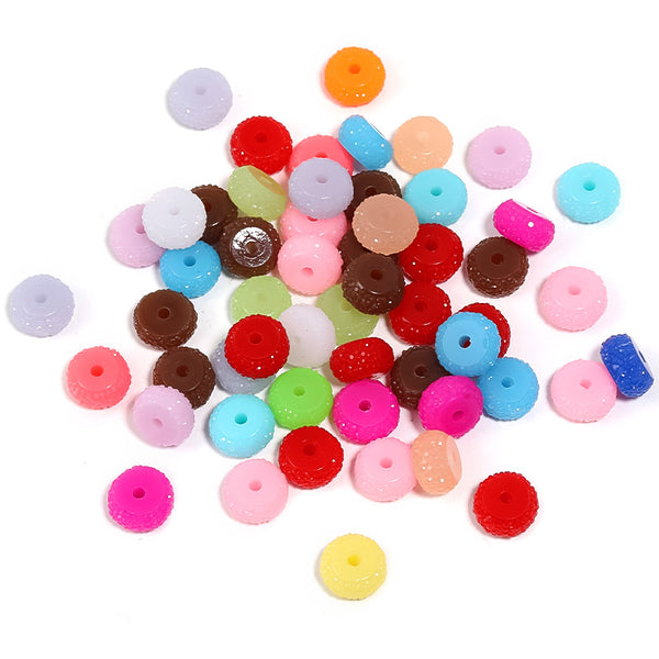 50pcs 6x12mm Wheel beads