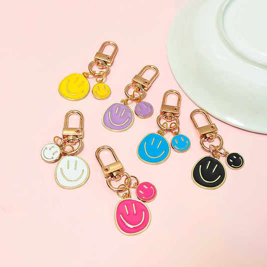 1 pcs Smiling Face Keychain Phonechain Cupchain