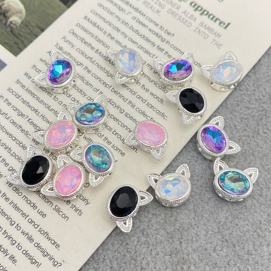 10pcs 4 Hole Metal Monster Accessory