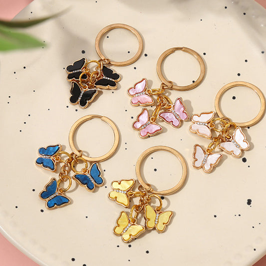 1 pcs Butterfly Keychain Phonechain Cupchain