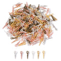 200pcs screw eye pins in 7 assorted colors for jewelry making and DIY crafts