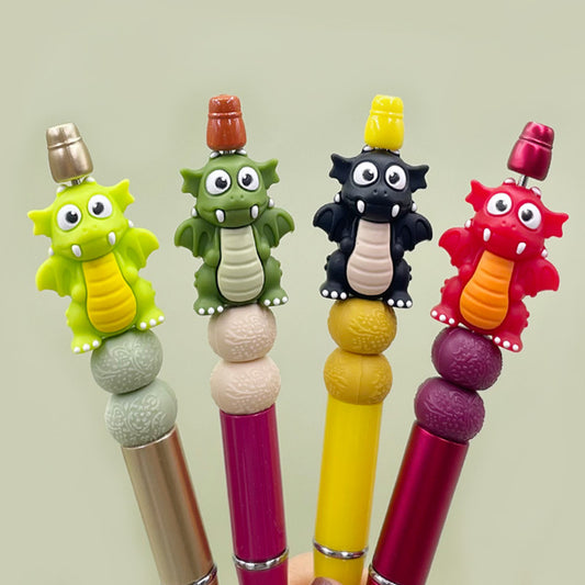 5pcs Dragon Silicone Beads For Beadable Pen