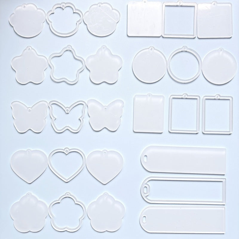 1pcs Transparent Acrylic DIY  Shaker