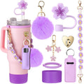 8-Piece Water Bottle Accessories Set for Ice Cup 30oz & 40oz