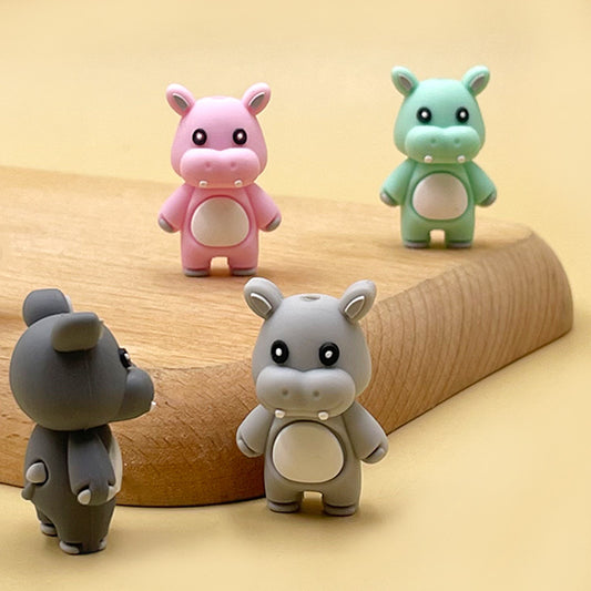 5pcs Hippo Silicone Beads For Beadable Pen