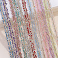 1pcs 0.9cm*5m Crystal Diamond Strip Sticker