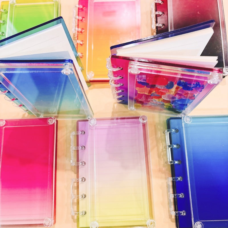 Colorful Acrylic Shaker Notebook