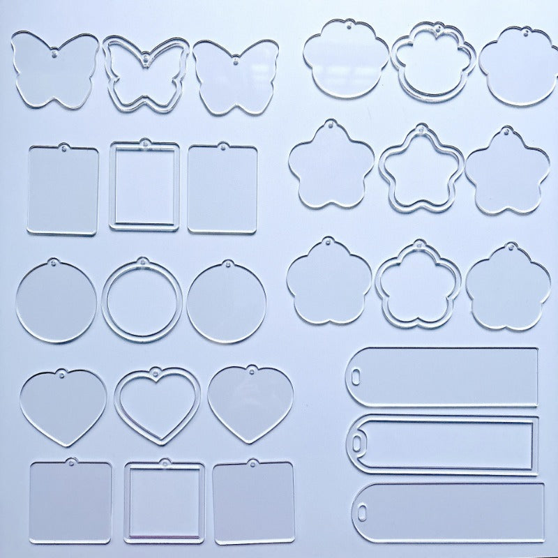 1pcs Transparent Acrylic DIY  Shaker