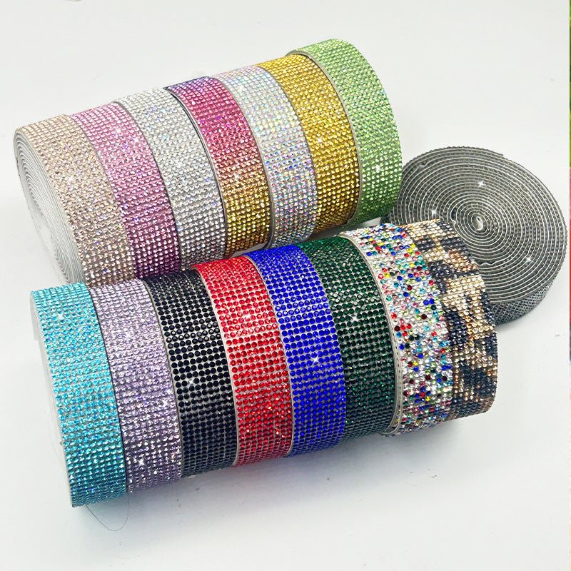 1pcs 4.5m Rhinestone Sticker Tape