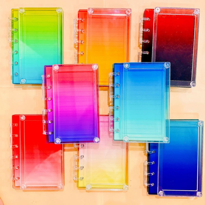 Colorful Acrylic Shaker Notebook