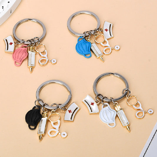 1 pcs Medical Nurse Keychain Phonechain Cupchain