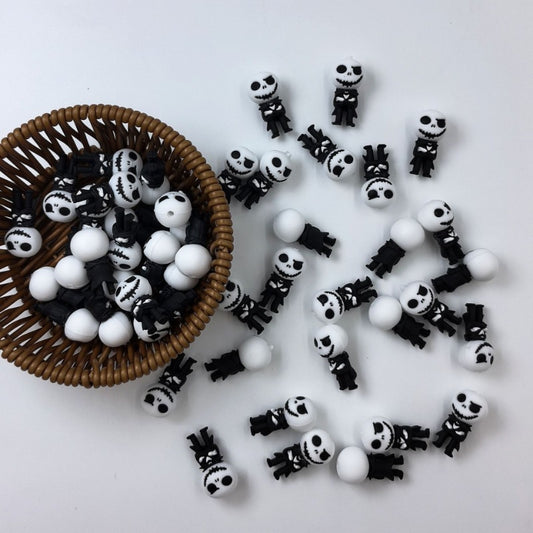 3D Jack Silicon Focal Beads