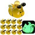 12pcs Glow in The Dark Mini Resin Bees