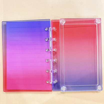 Colorful Acrylic Shaker Notebook