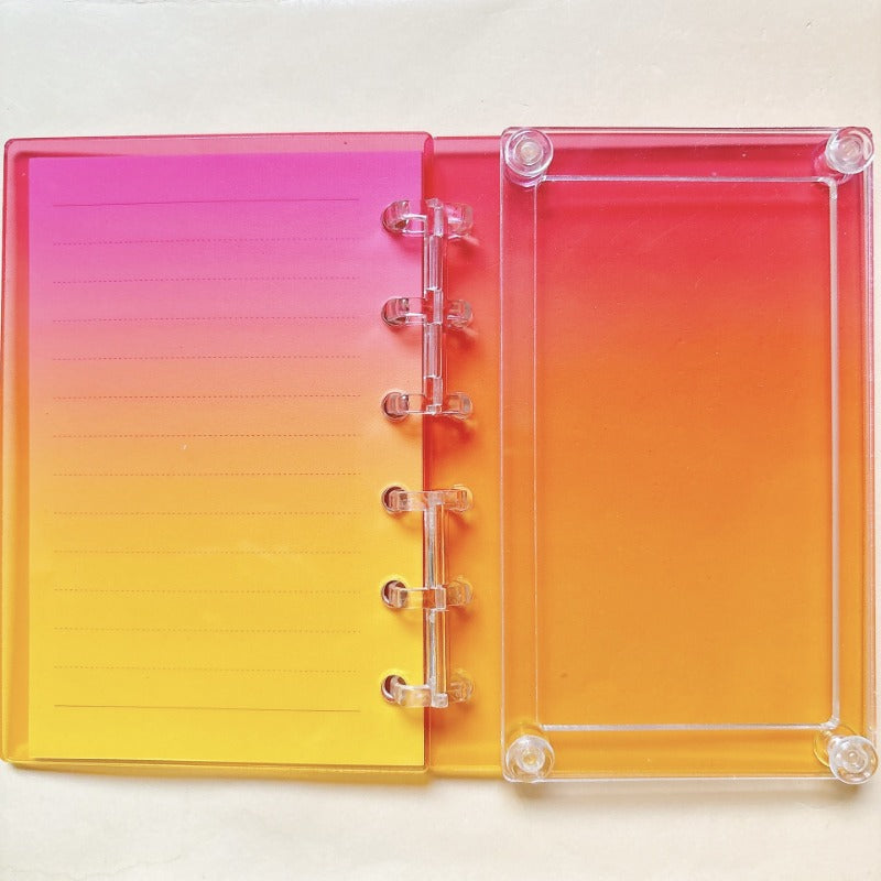 Colorful Acrylic Shaker Notebook