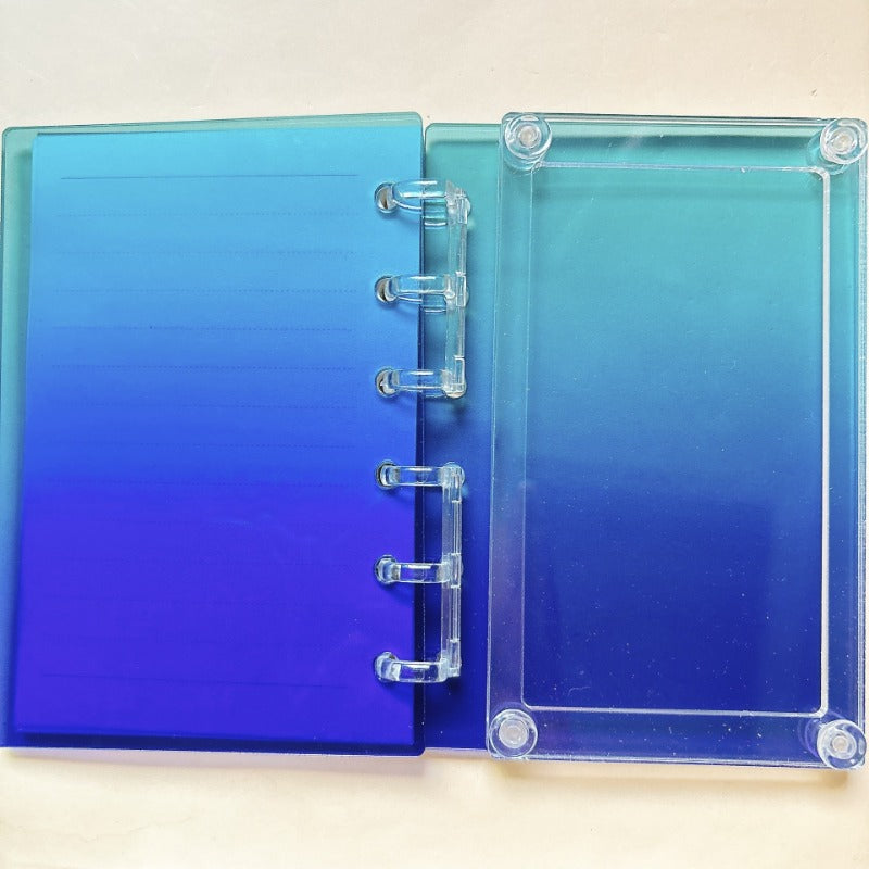 Colorful Acrylic Shaker Notebook