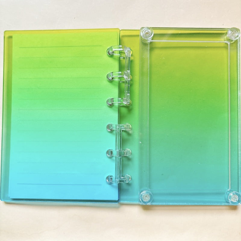 Colorful Acrylic Shaker Notebook