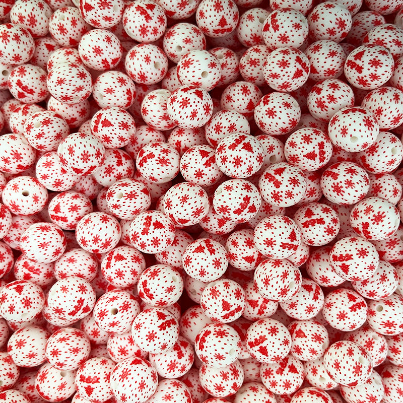 Christmas Silicone Beads