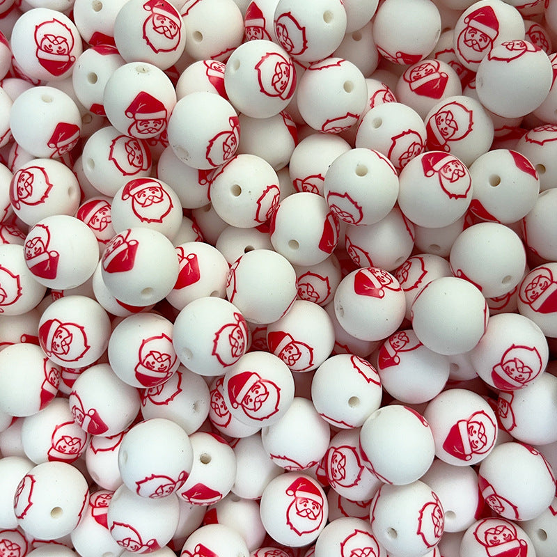 Christmas Silicone Beads