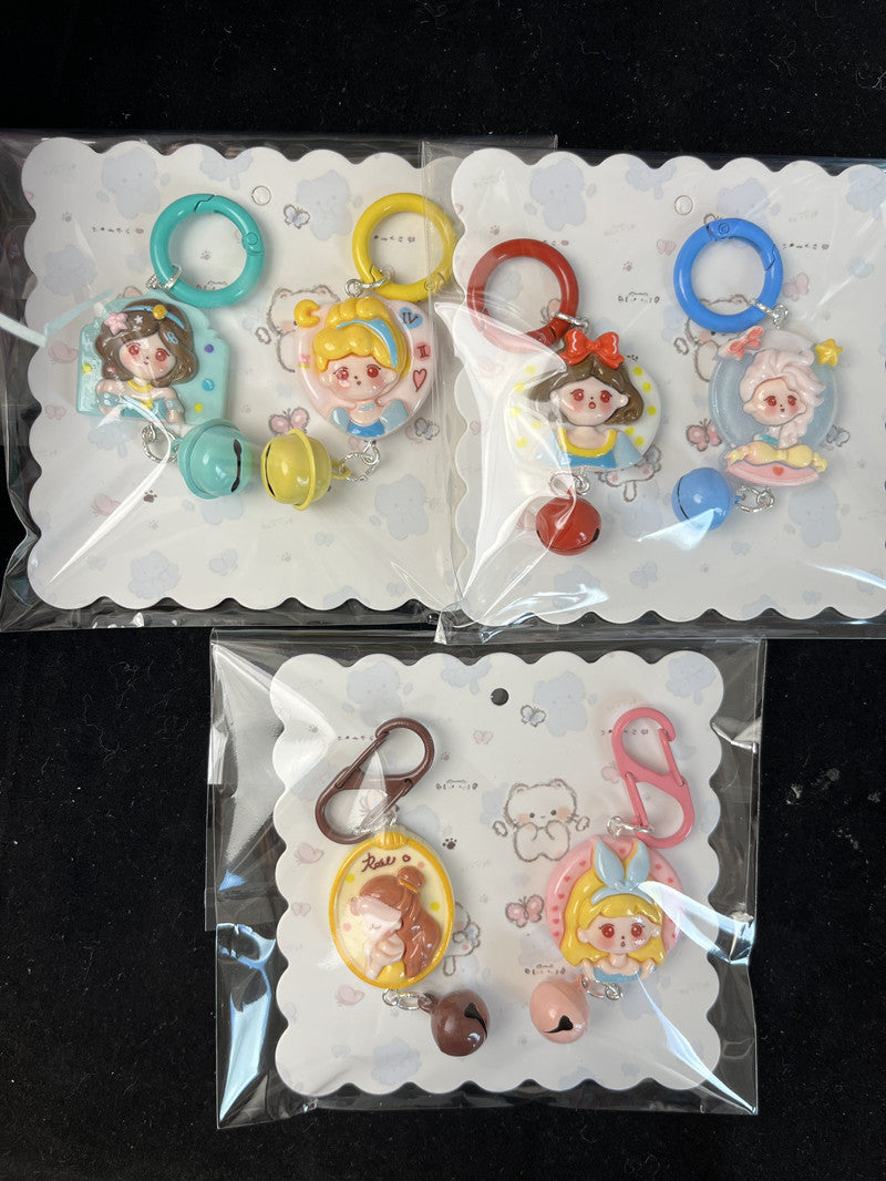 Princess Resin Keychain