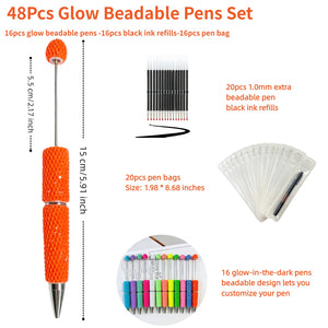 smooth 1.0mm black ink writing demonstration with jelly luminous rhinestone pen on notebook paper